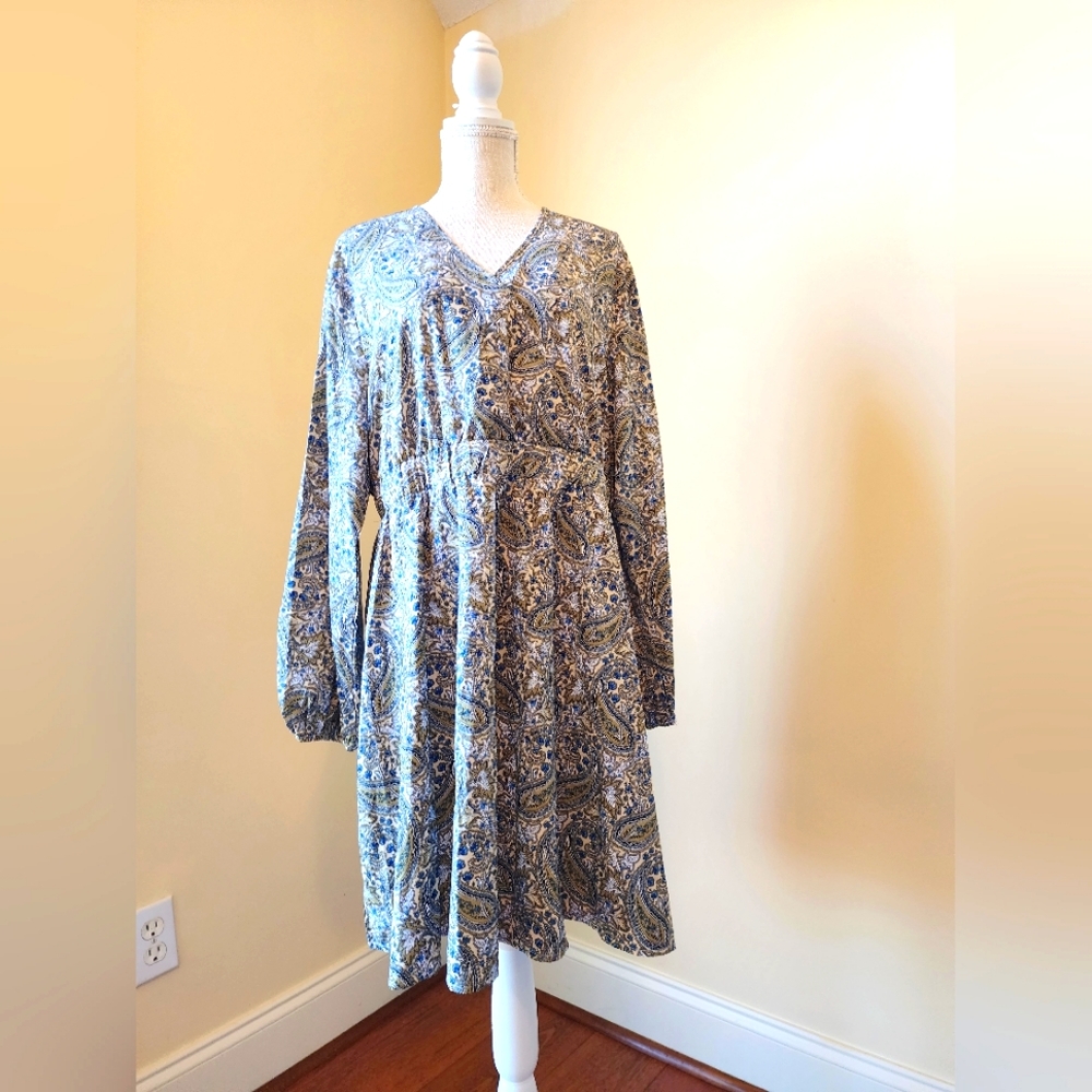 Shein paisley dress